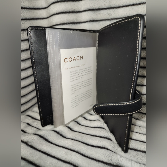 Coach Accessories Coach Photo Book Black Leather The Hamptons